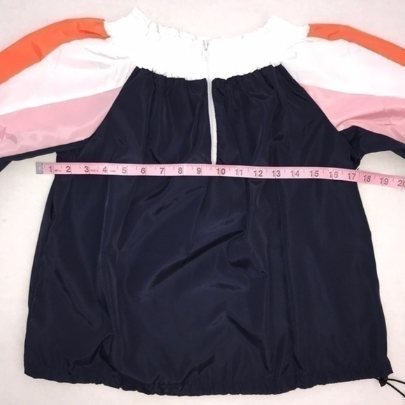 Color Block Off The Shoulder Skirt Set - Picture 7 of 12